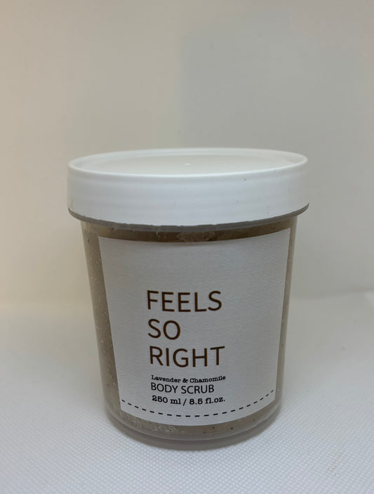 Crema exfoliante corporal Lavanda & Chamomile – Feel so right